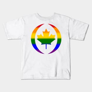 Canadian Third Culture Series (Rainbow) Kids T-Shirt